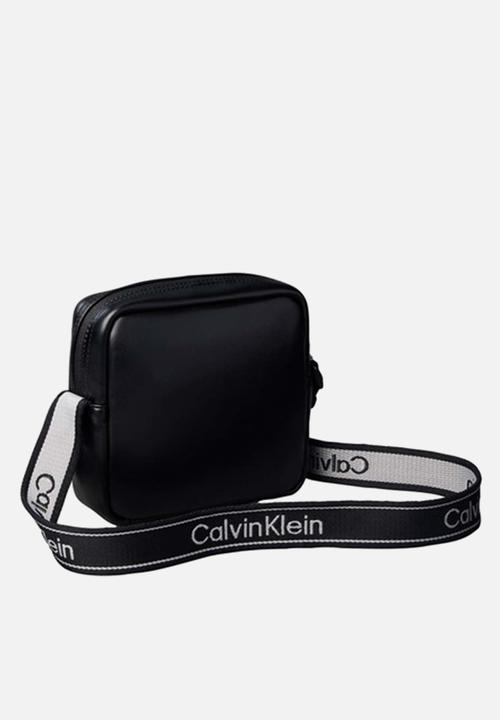 Calvin Klein - Bold Logo Webbing Square Crossbody - Black