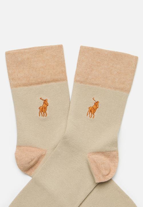 POLO - Colourblock Sock - Stone