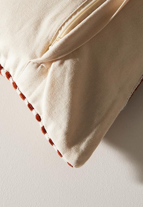 Sixth Floor - Alis Woven Stripe Scatter - Rust