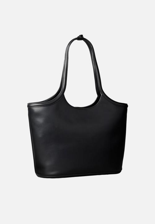 Calvin Klein - Bold Ck Shopper Handbag-Black/White
