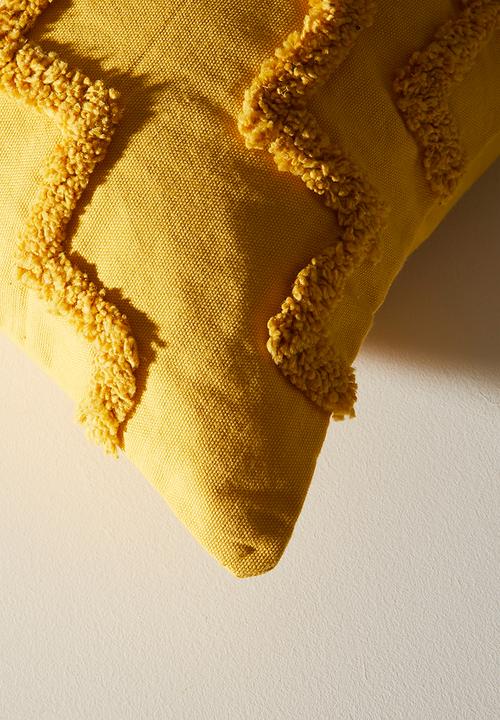 Sixth Floor - Selene Tufted Geo Scatter - Mustard