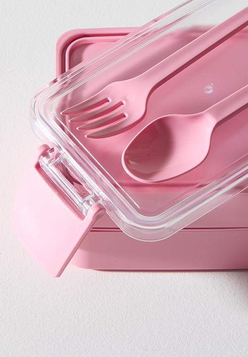 Excellent Houseware - 2 Tier Lunch Box - Pink