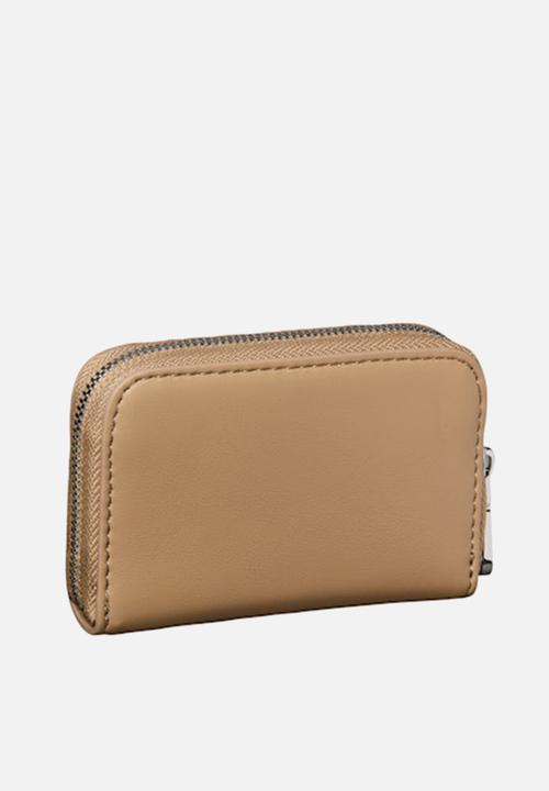 Calvin Klein - Bold Ck Medium Zip Around Wallets-Tannin