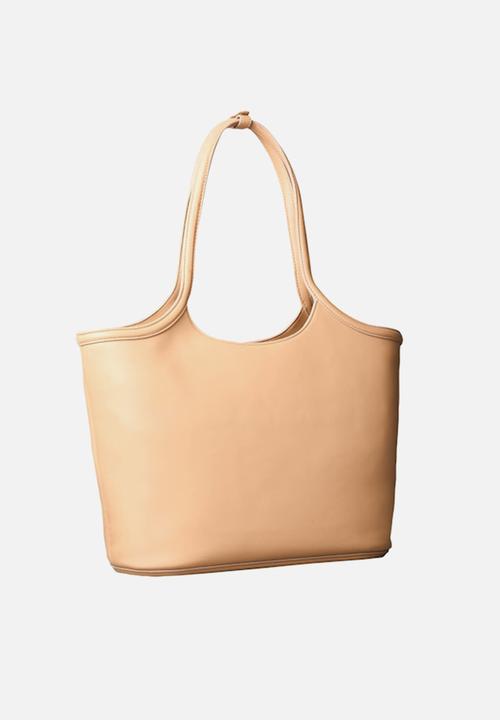 Calvin Klein - Bold Ck Shopper Handbag-Tannin