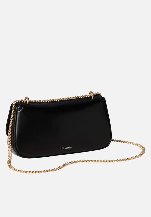 Calvin Klein - Ck Convertible Chain Small Bag Handbags-Black
