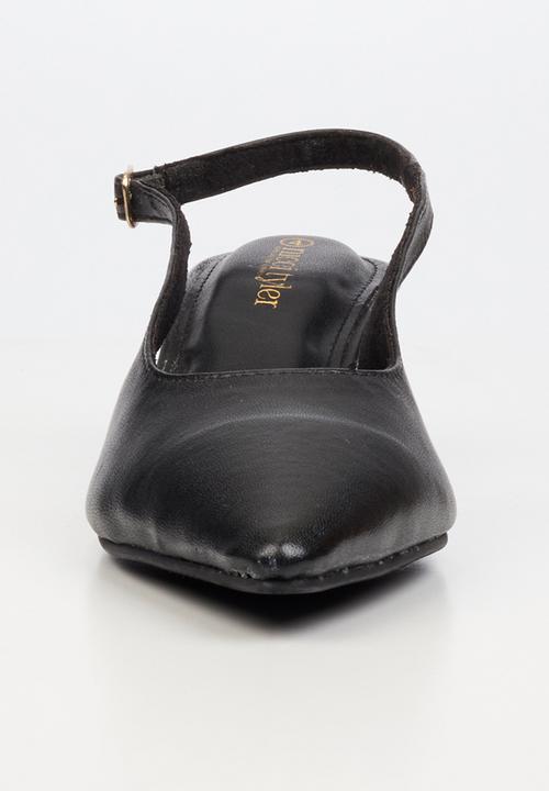 Nicci Tyler - Cristina 1 Leather Slingback Heel - Black