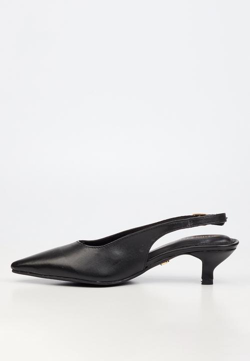 Nicci Tyler - Cristina 1 Leather Slingback Heel - Black