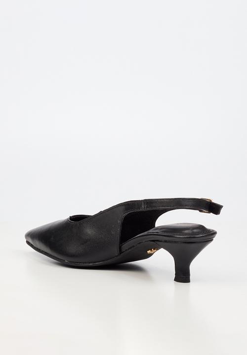 Nicci Tyler - Cristina 1 Leather Slingback Heel - Black