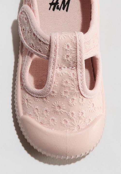 H&M - Cotton sandals - light pink