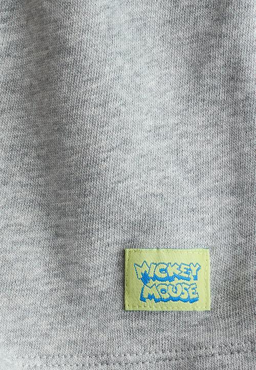 H&M - 2-piece printed set - light grey/mickey mouse