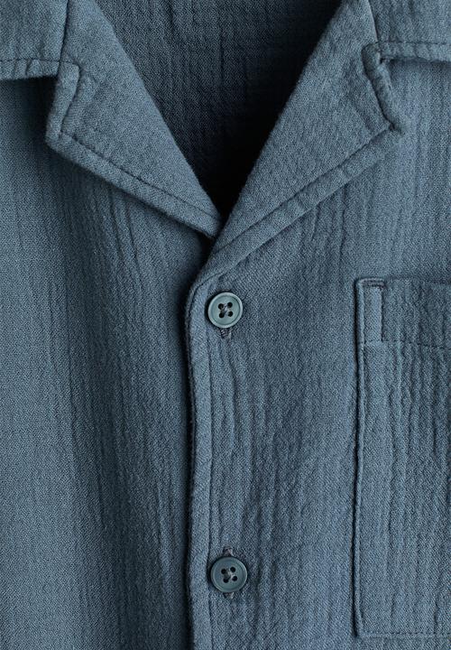 H&M - Muslin resort shirt - dark grey