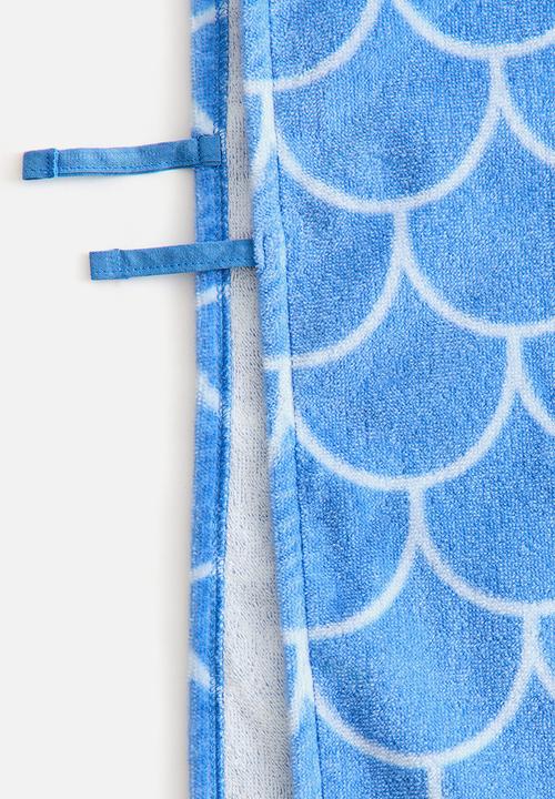 H&M - Towel cape - blue/fish