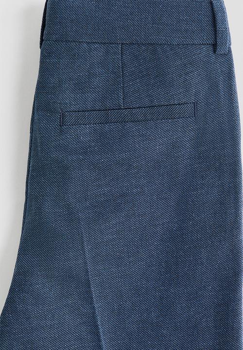 H&M - Tailored trousers - navy blue