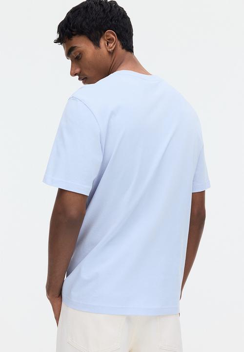 H&M - Regular fit T-shirt - light blue