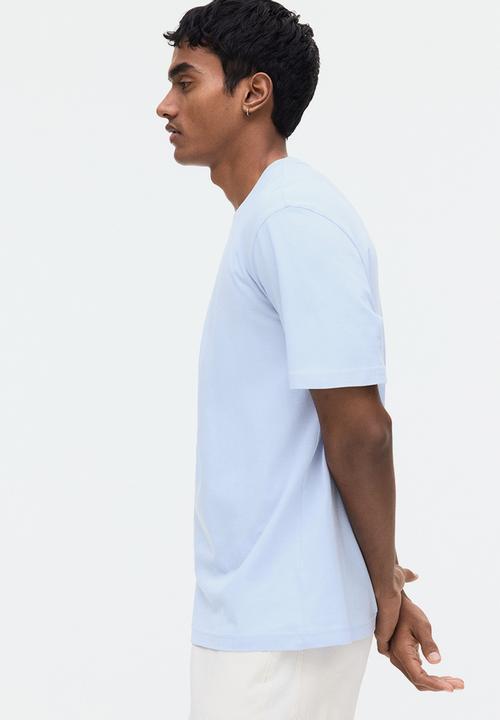 H&M - Regular fit T-shirt - light blue