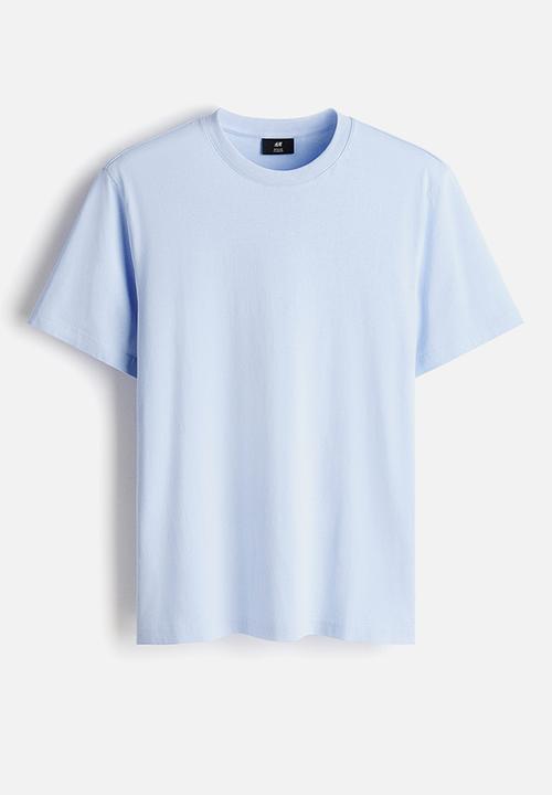H&M - Regular fit T-shirt - light blue