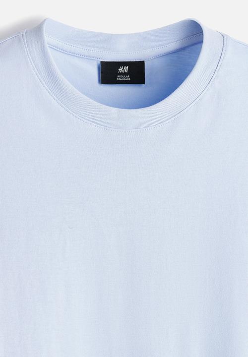 H&M - Regular fit T-shirt - light blue