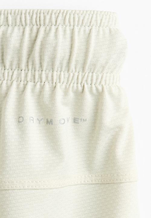 H&M - Sports shorts with drymove - natural white