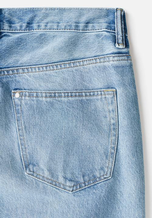 H&M - Relaxed bootcut jeans - light denim blue