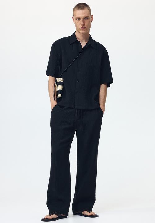 H&M - Relaxed fit shirt - black