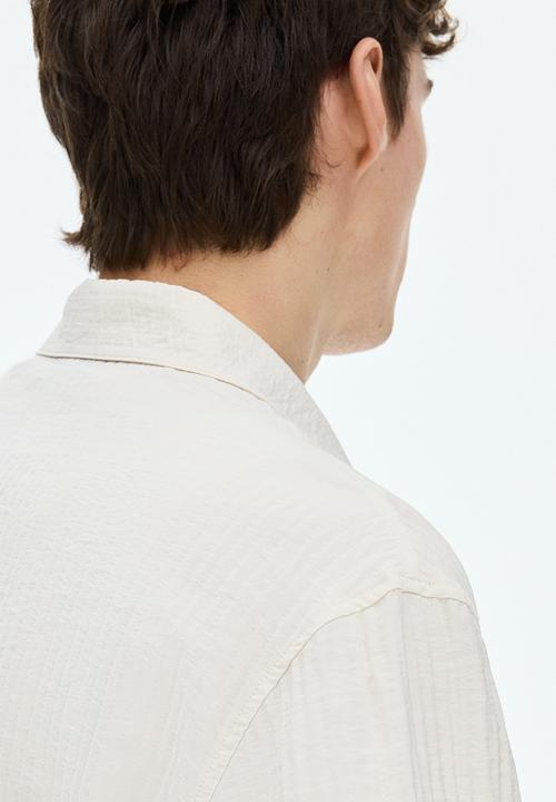 H&M - Relaxed fit shirt - cream
