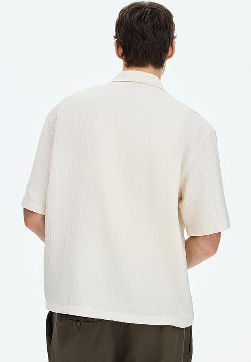 H&M - Relaxed fit shirt - cream