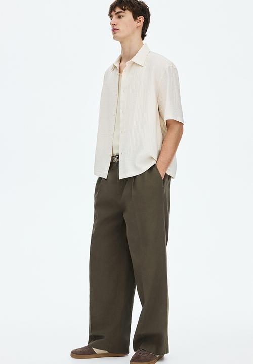 H&M - Relaxed fit shirt - cream