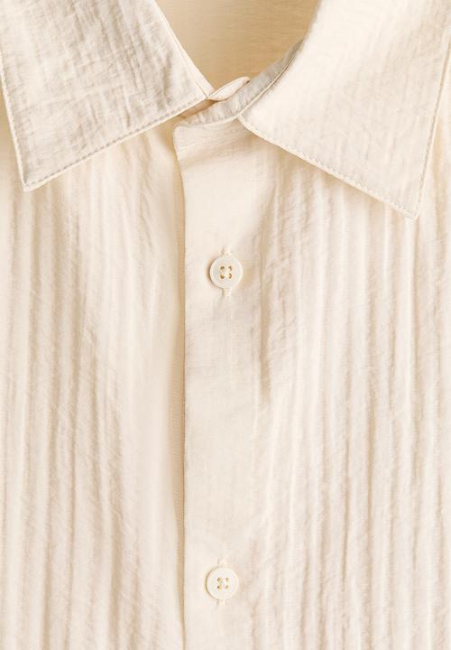 H&M - Relaxed fit shirt - cream