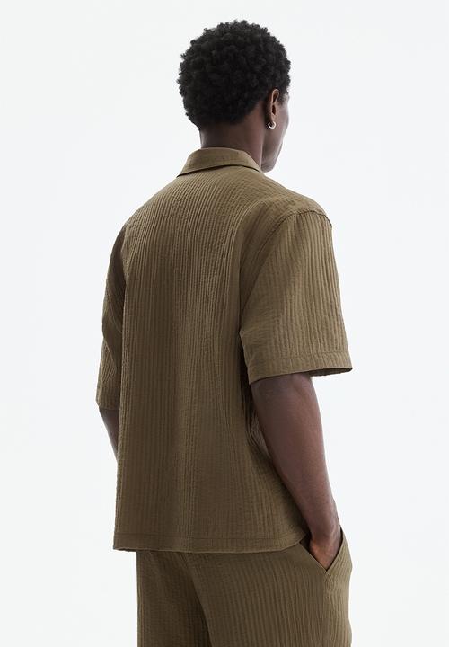 H&M - Relaxed fit shirt - khaki green