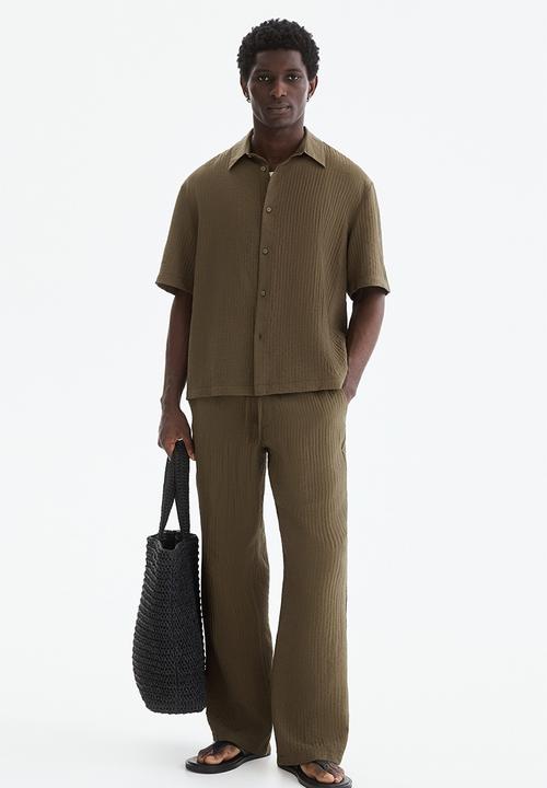 H&M - Relaxed fit shirt - khaki green