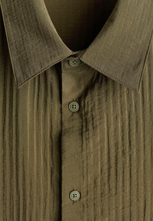 H&M - Relaxed fit shirt - khaki green