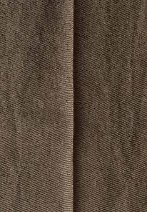 H&M - Loose fit wide linen-blend trousers - dark mole