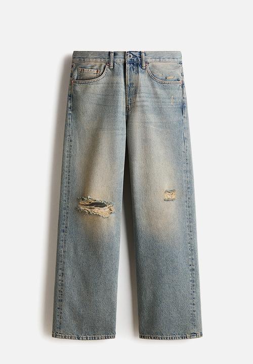 H&M - Loose jeans - light denim blue