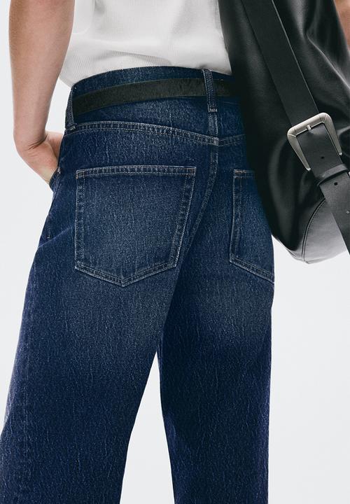 H&M - Straight regular jeans - dark denim blue