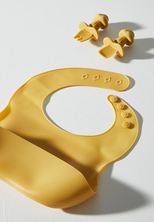 Pop Candy - Bunny silicone meal set - mustard
