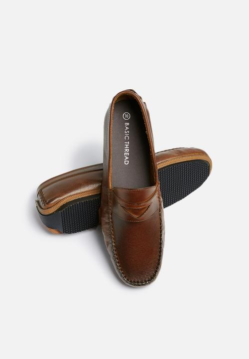 basicthread - Reginald leather loafer