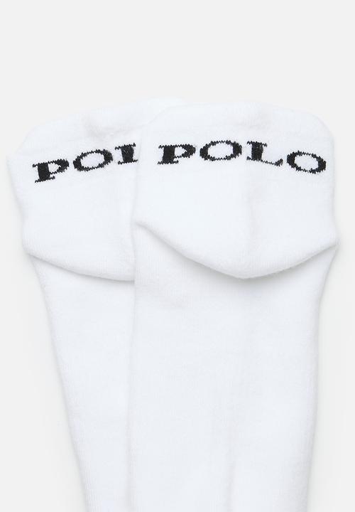 POLO - Classic Logo Ankle Sock - White
