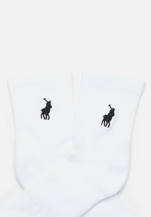 POLO - Classic Pony Crew Sock - White