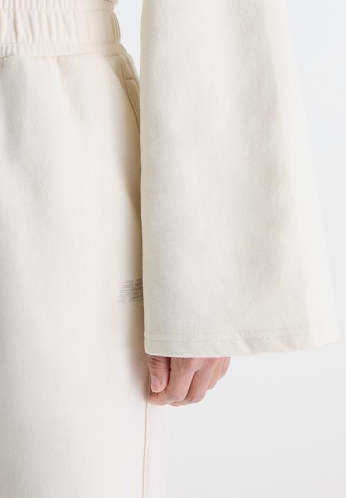 New Balance  - New Balance Brushed Coastal Fleece Full Zip  - Linen