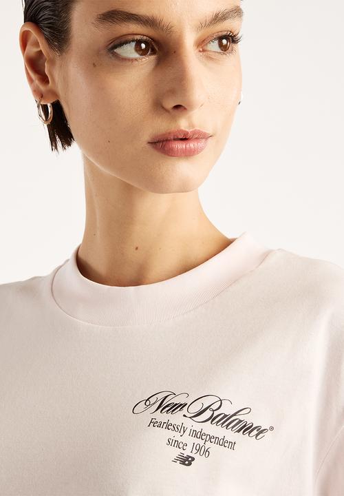 New Balance  - New Balance Pressed Flowers Tee  - Pink Salt