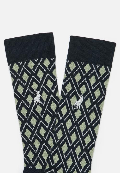 POLO - Geo Abstract Link Sock - Navy