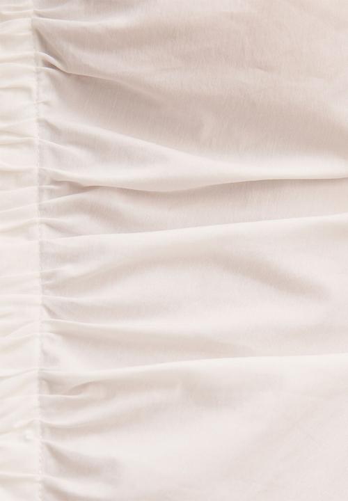 Forever New - Ainsley gathered shirt - porcelain