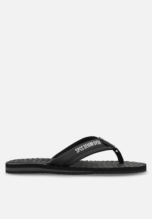 S.P.C.C - Soren Flip Flops  - Black