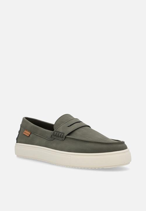 Pierre Cardin - PAYTON CASUAL SLIP ON Olive White
