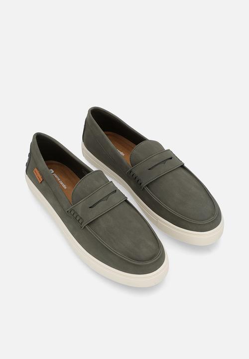 Pierre Cardin - PAYTON CASUAL SLIP ON Olive White