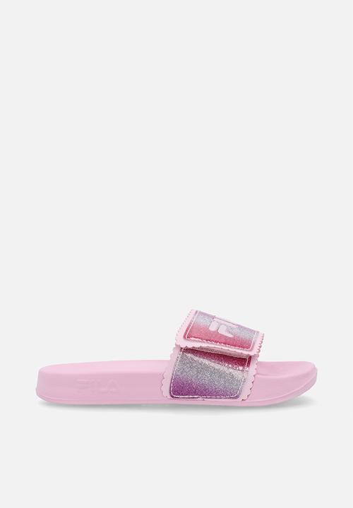 FILA - Glitter slide - pink/pink glitter