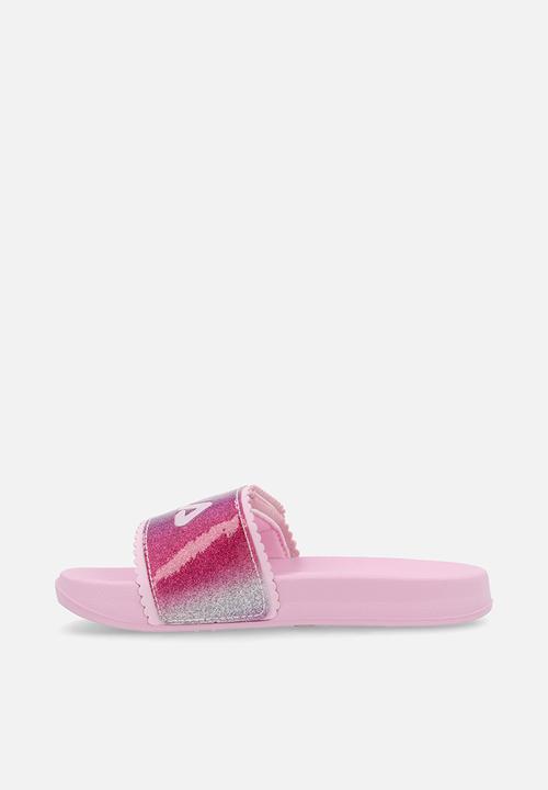 FILA - Glitter slide - pink/pink glitter