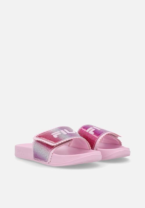 FILA - Glitter slide - pink/pink glitter