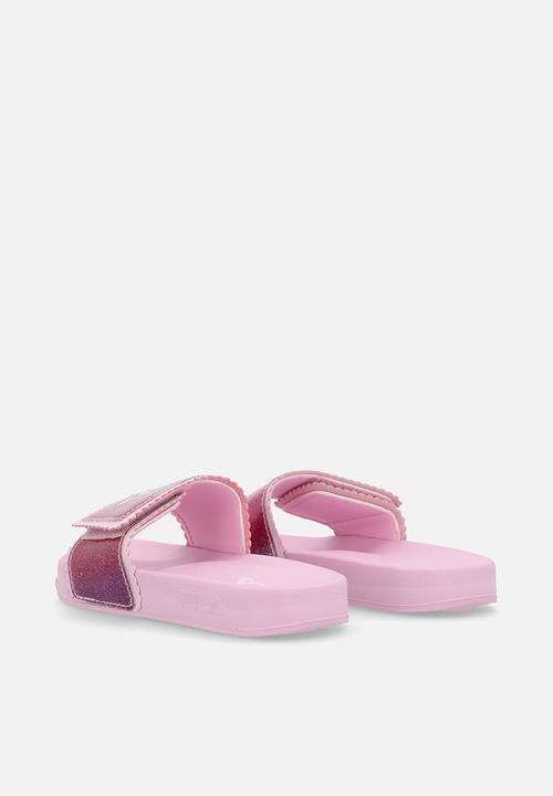 FILA - Glitter slide - pink/pink glitter