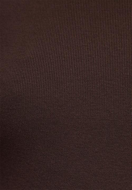 Forever New - Monique pu a-line dress in chocolate